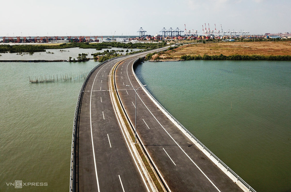 Đường liên cảng Cái Mép – Thị Vải dài hơn 18 km